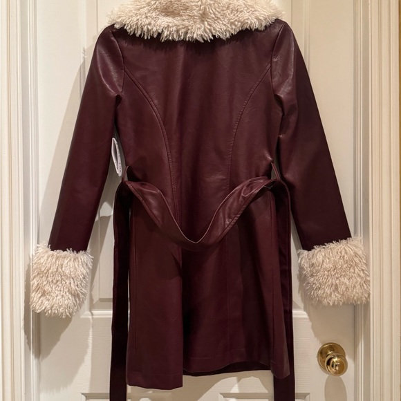 Penny Lane Coat Vegan Leather - Picture 2 of 5